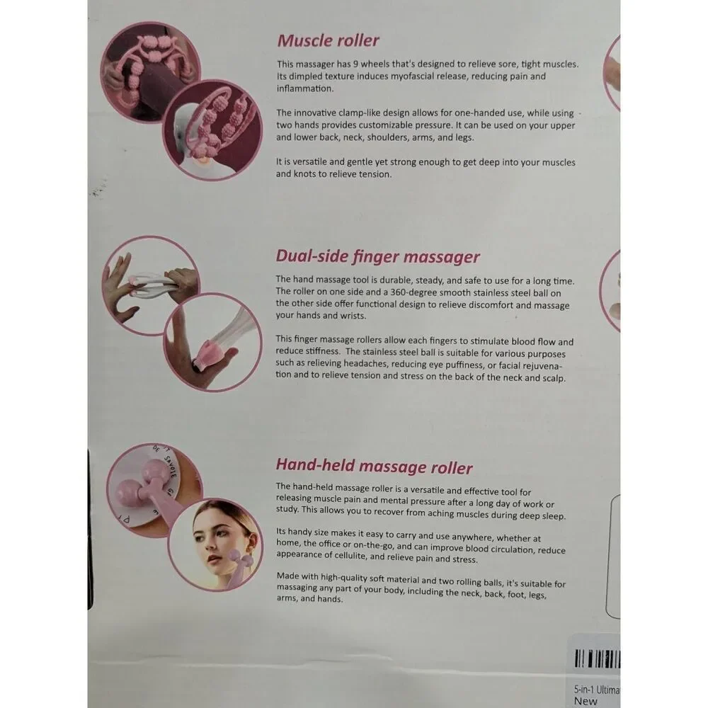 7 PC Banu Massage Kit NEW